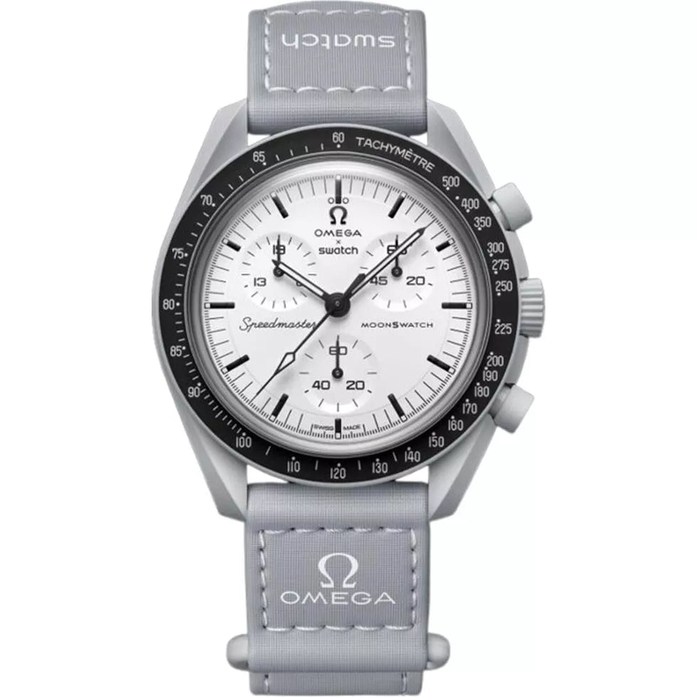 OMEGA X SWATCH MISSION TO MOONWATCH 1965 SO33M106 SEMINUEVO Y ORGINAL