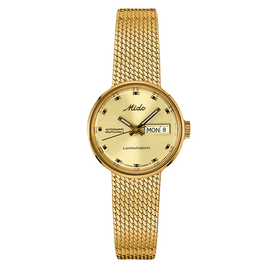 MIDO COMMANDER DAMA 1959 M7169.3.72.13 SEMINUEVO ORIGINAL